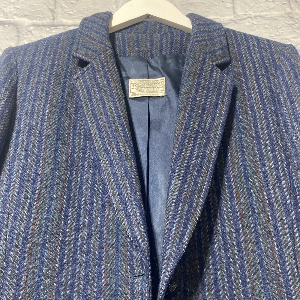 Pendleton Blazer Blue - image 5